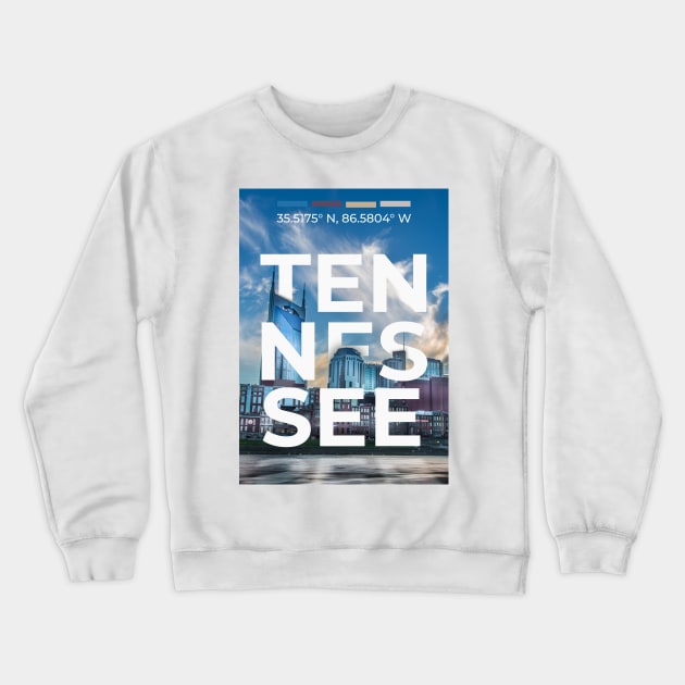 Tennessee Crewneck Sweatshirt by mardavemardave